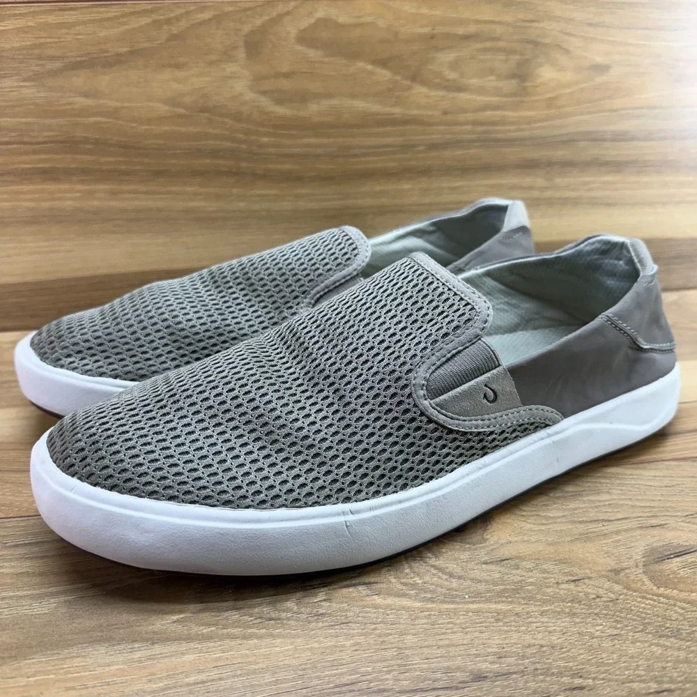 Olukai Lae Ahi Clay Slip On Loafer Mens 11 Mesh Casual Walking Travel Breathable